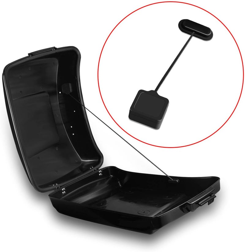 SWESGI Tour Trunk Cable Lid Tether Fit for Harley Aftermarket King Chopped Razor Touring Trunk Luggage Compatible with Touring Road King Road Glide Street Glide Electra Glide Ultra-Classic 2014-later - Image 5
